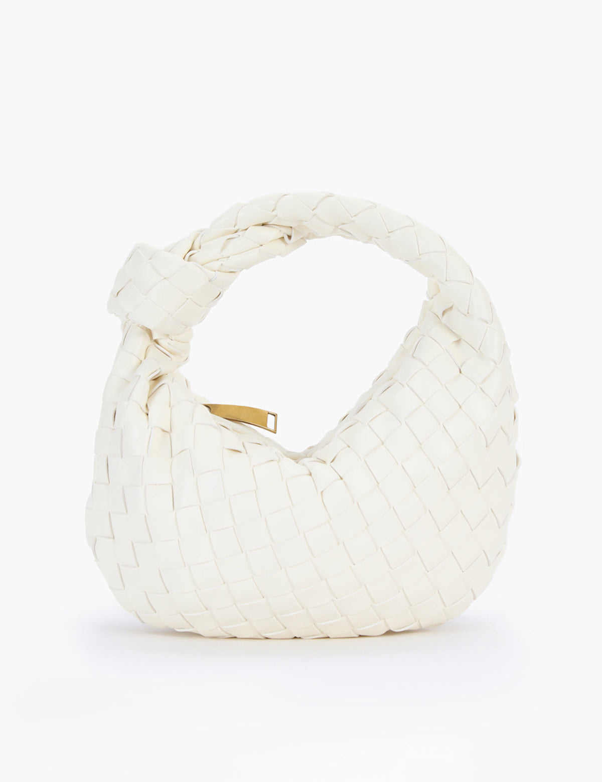 Braided Knot Handle Shoulder Bag