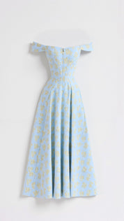 Dahlia Floral Midi Dress