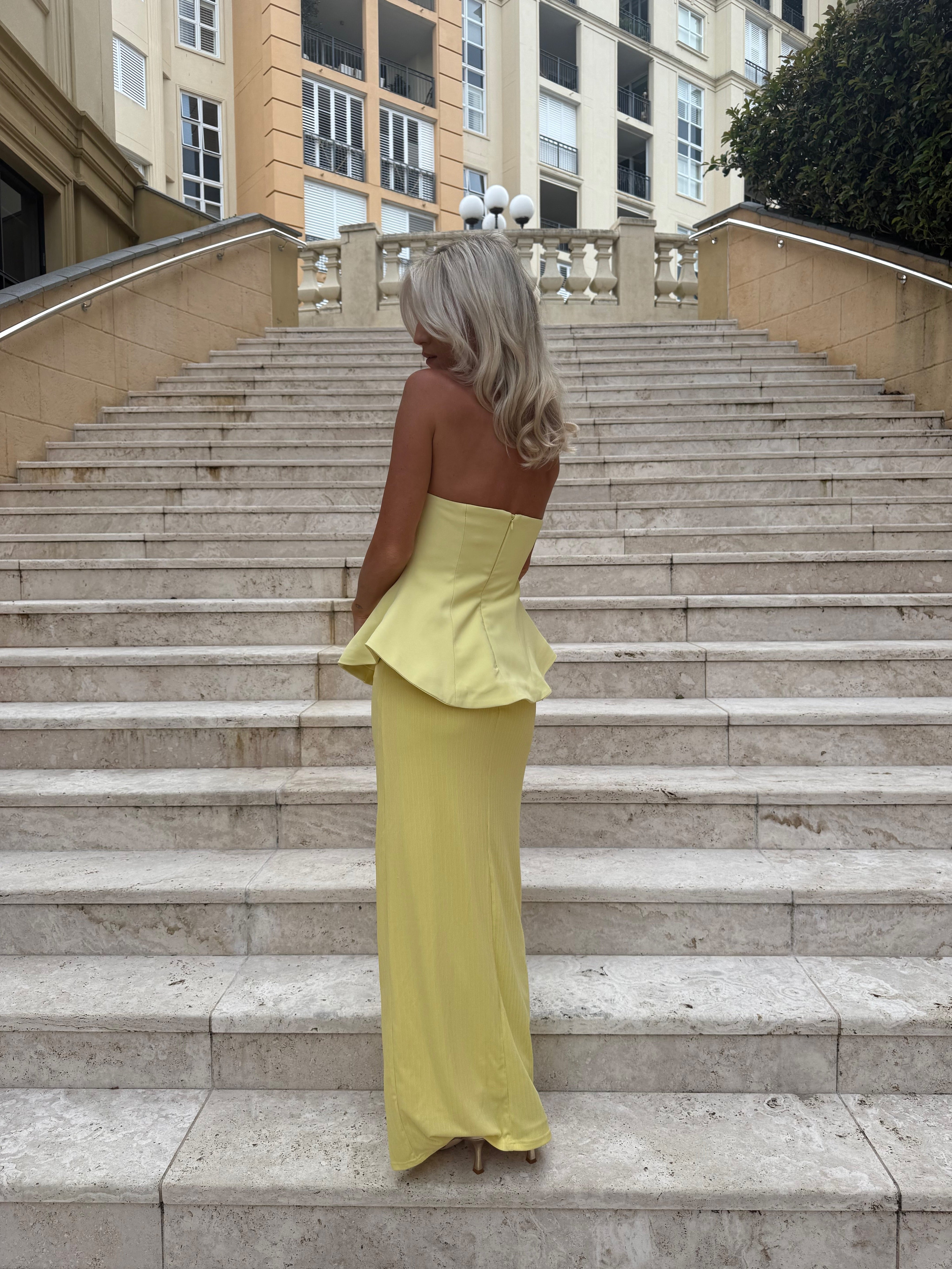 Elliana Strapless Maxi Dress