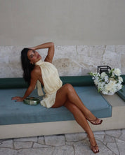 Gretchen Halter Mini Dress