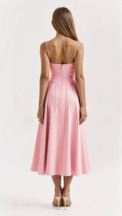 Odette Cute Corset Midi Dress