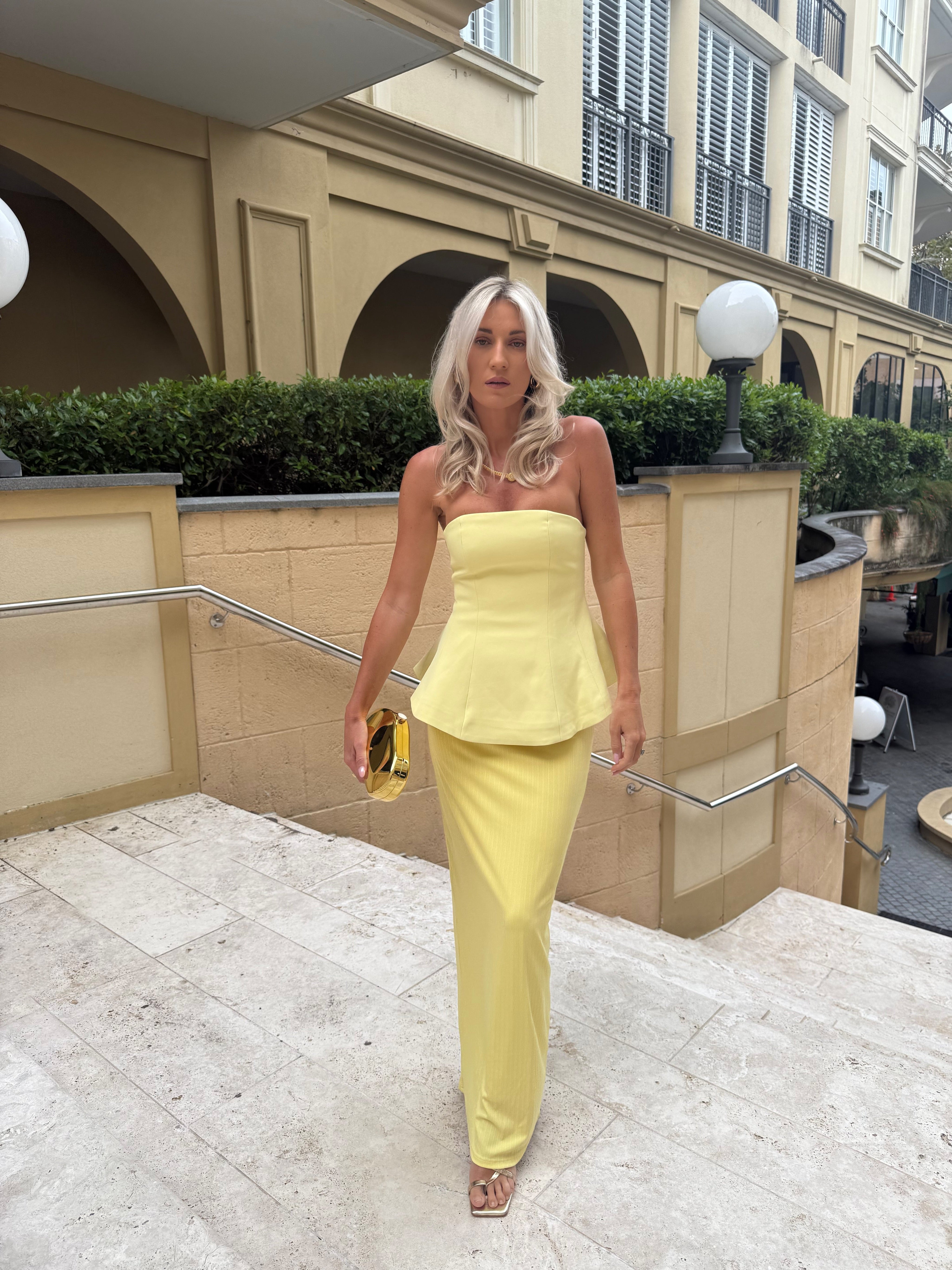 Elliana Strapless Maxi Dress