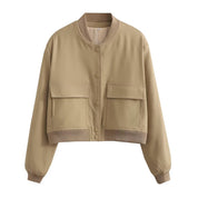 Maven Cropped Bomber Jacket