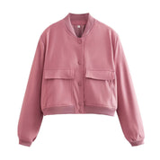 Maven Cropped Bomber Jacket