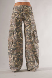 Camo Cargo Pants with Utility Pockets
