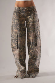 Camo Cargo Pants with Utility Pockets
