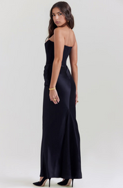 Mia Strapless Corset Maxi Dress