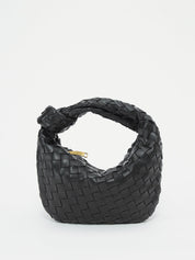 Braided Knot Handle Shoulder Bag
