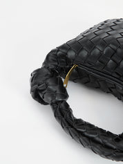 Braided Knot Handle Shoulder Bag