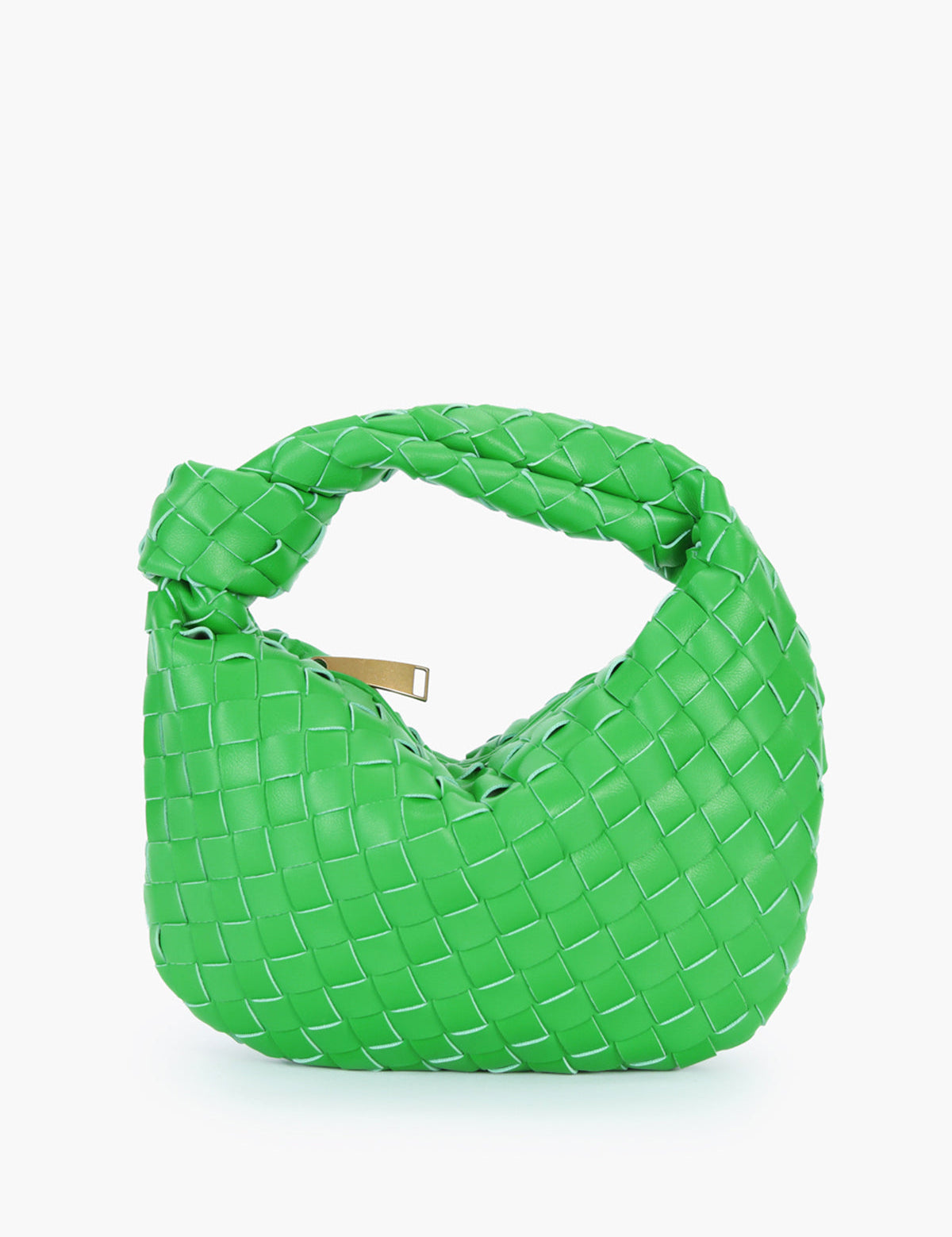 Braided Knot Handle Shoulder Bag