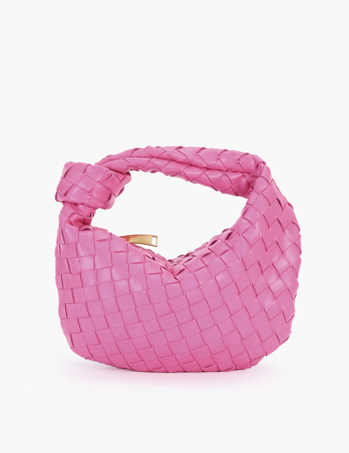 Braided Knot Handle Shoulder Bag