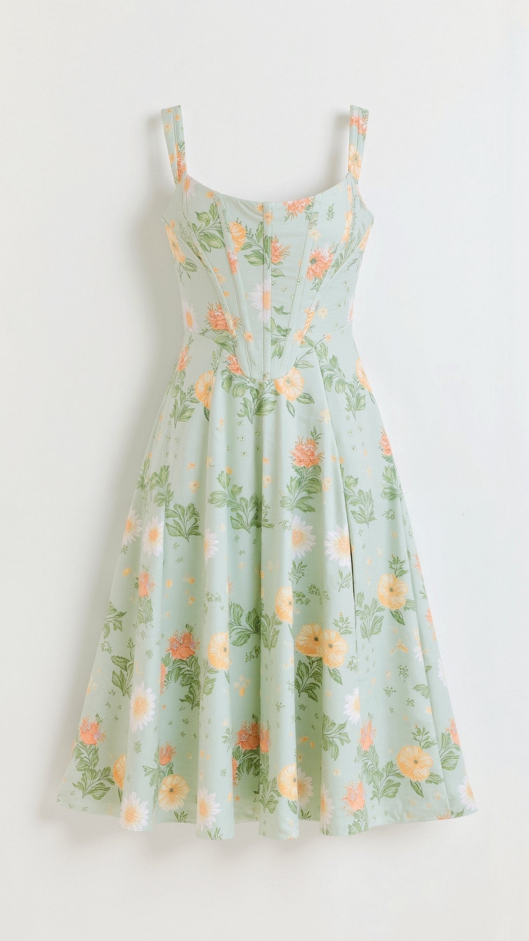 Dahlia Floral Midi Dress