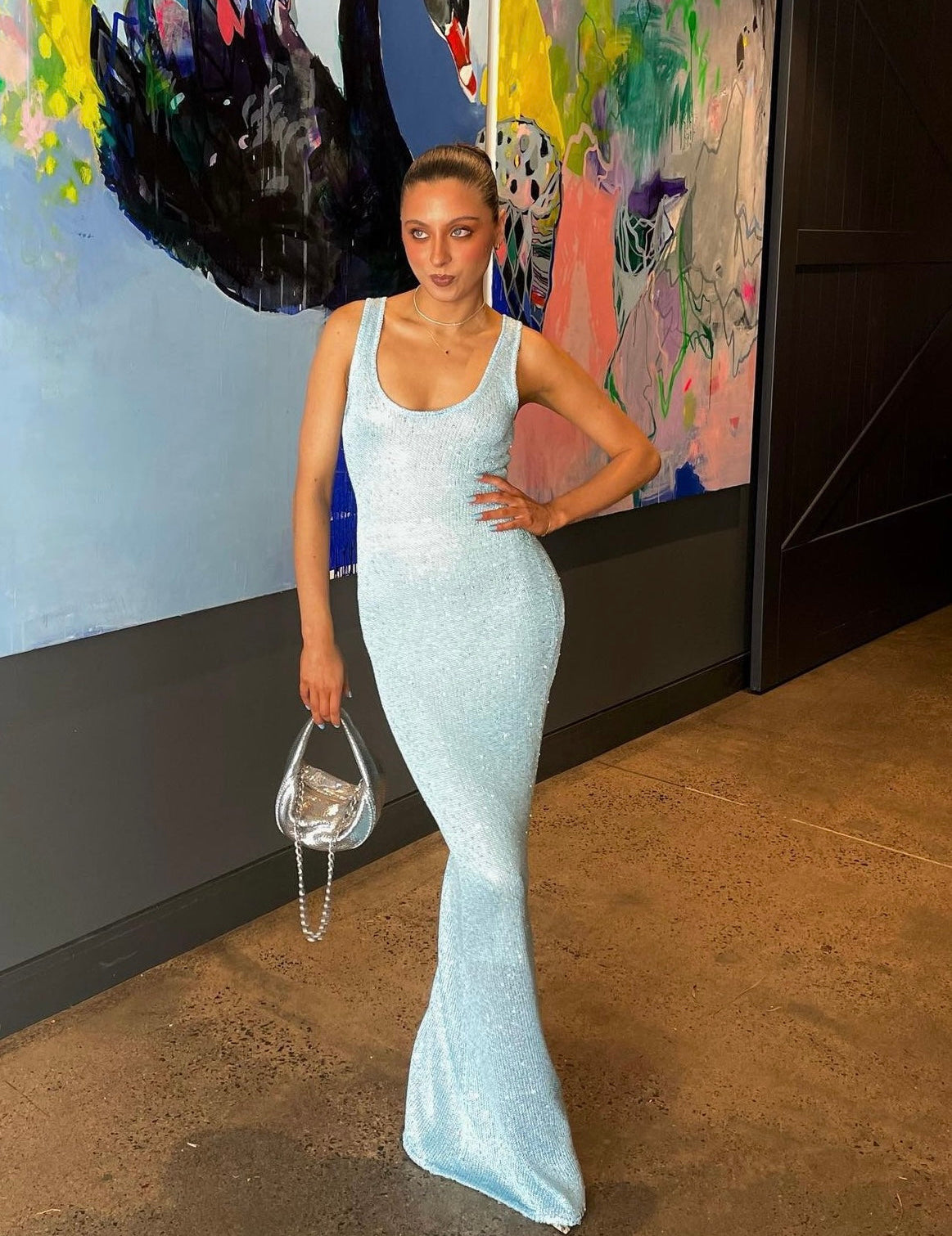 Skye Sequined Maxi Dress