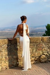Priscilla Pearl Maxi Dress