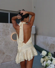 Gretchen Halter Mini Dress