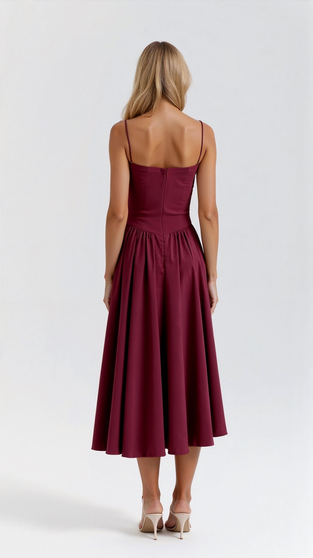 Odette Cute Corset Midi Dress