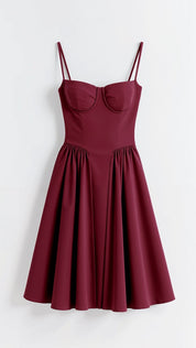 Odette Cute Corset Midi Dress