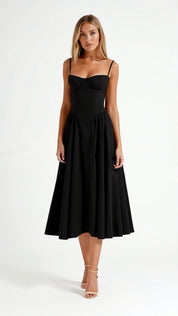Odette Cute Corset Midi Dress