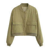 Maven Cropped Bomber Jacket