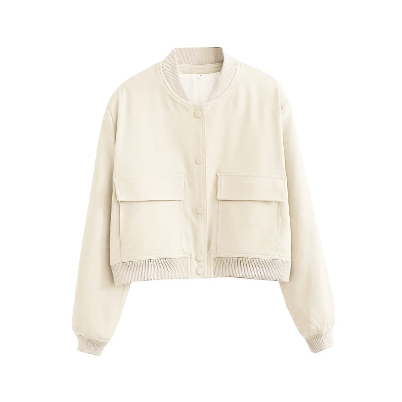 Maven Cropped Bomber Jacket